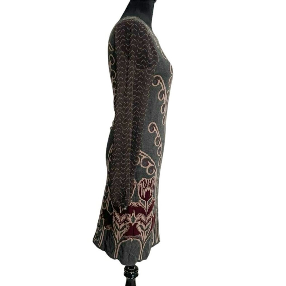 Anthropologie Knitted & Knotted Size XS Long Sleeve Dress Classy - Picture 3 of 9